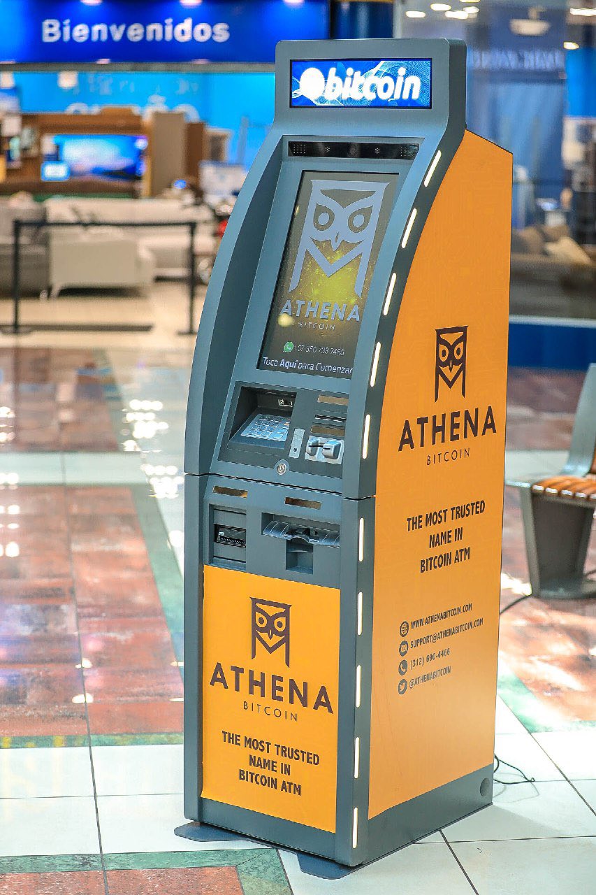 Athena Bitcoin on Twitter: "@BitcoinMagazine @CNNEE May want to use a proper picture of one of ours. Here, let us help you. This is from a ribbon cutting ceremony today when we