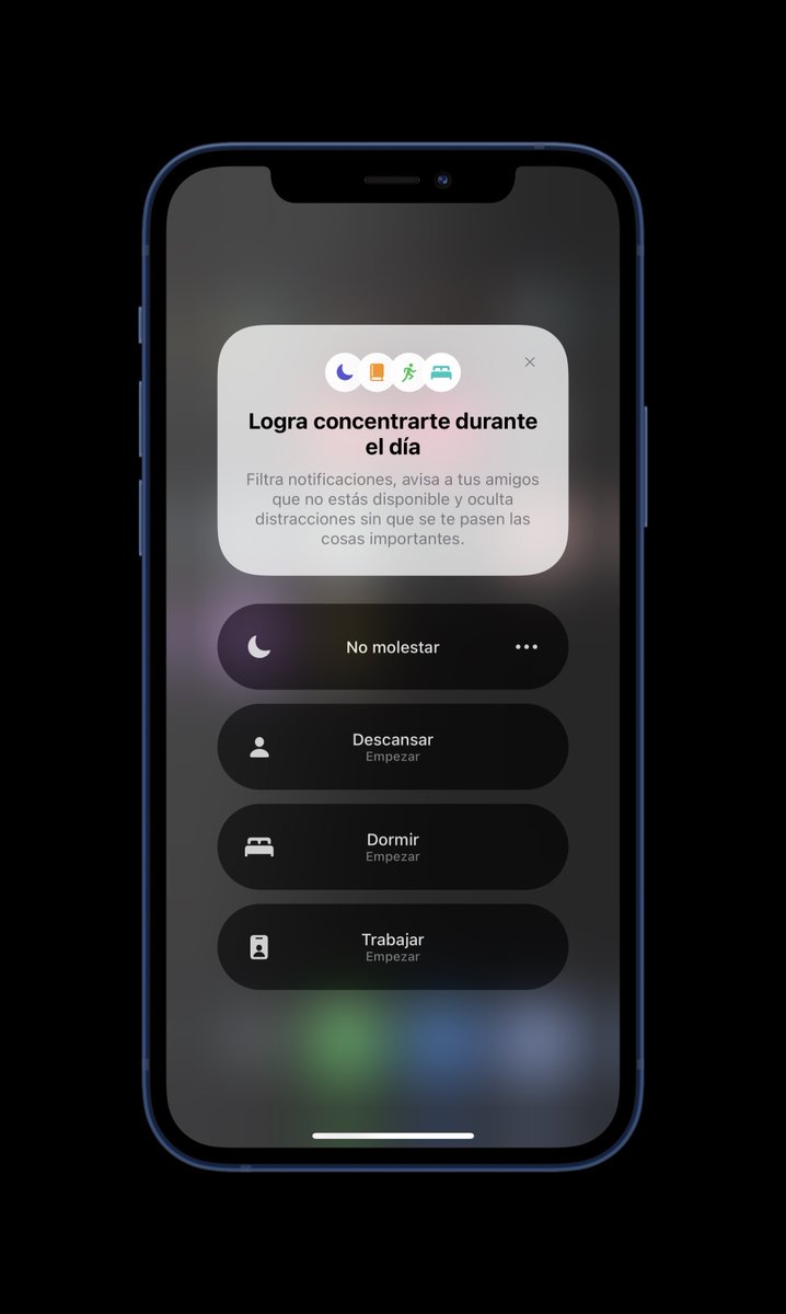 ZonaAppleWorld's tweet image. Una pequeña actualización en Focus en la segunda Beta para Desarrolladores de #iOS15 #iPhone #iOS15DevBeta2