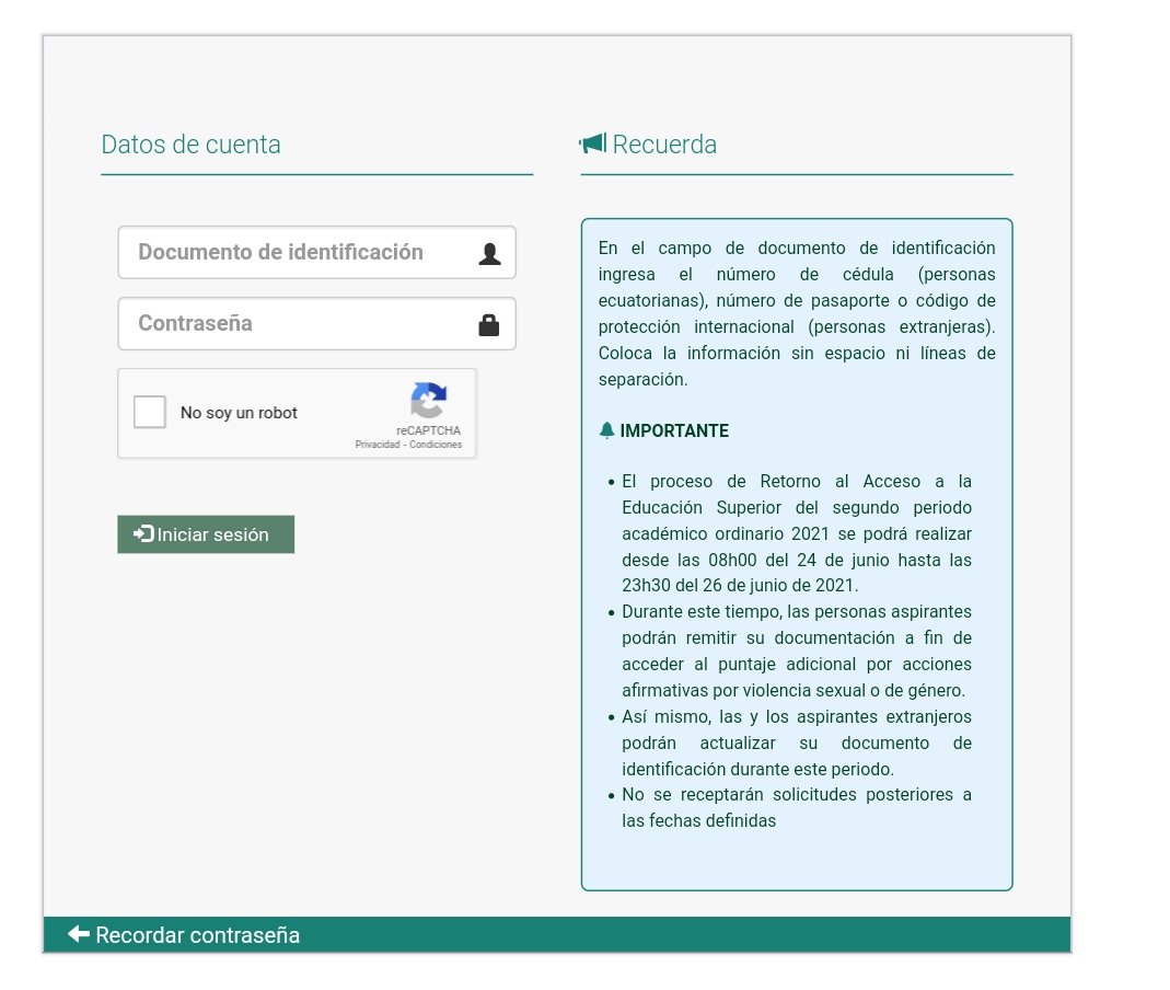 mae_sanmi's tweet photo. @EduSuperiorEc Hola me pueden ayudar, quiero crear una cuenta en el sistema pero no está esa opción, qué debo hacer? https://t.co/MzsSWciu8x