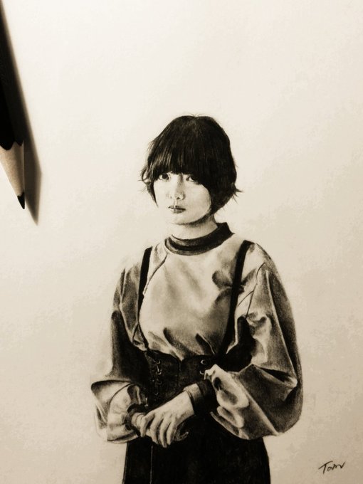#平手友梨奈誕生祭2021
ハテチの誕生日おめでとうございます。
#pencilart 