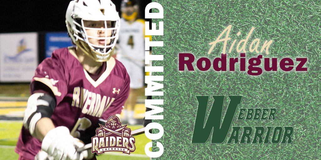 RiverdaleLax's tweet photo. We are pleased to announced TWO of our players have committed to play. Congratulations Aidan Rodriguez you are headed to Weber International University! @LaxWebber #collegebound #laxislife #menslacrosse #lacrosse https://t.co/F5zCkAscbU