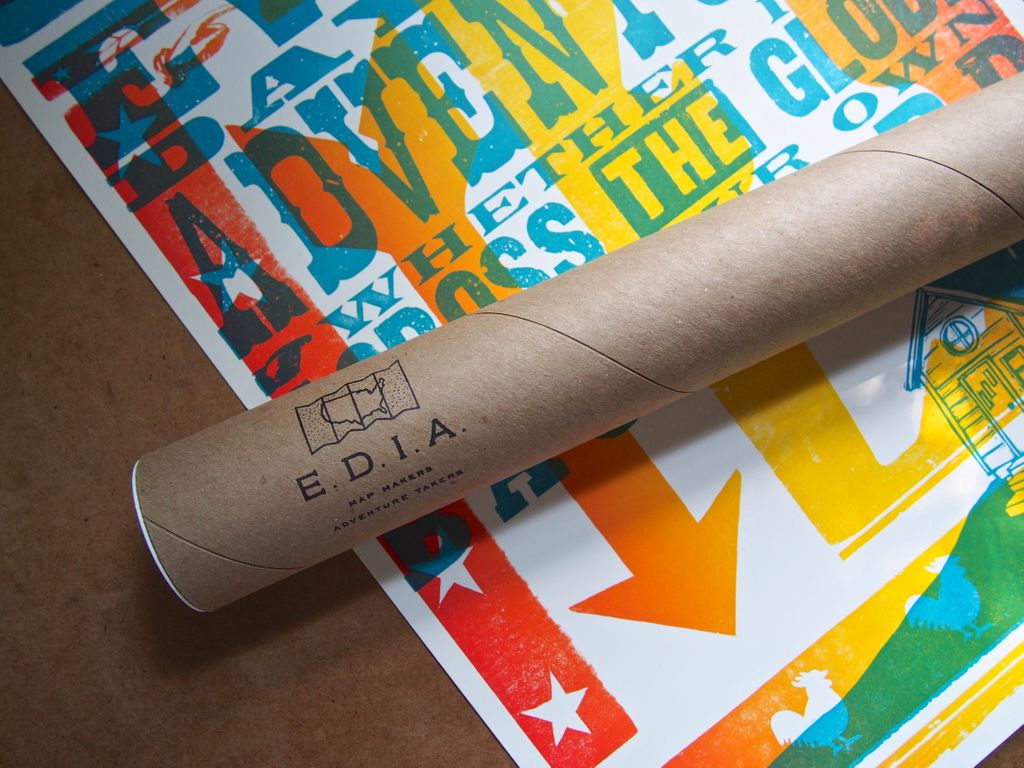 50% OFF ($10)! ⚡️Last chance at our collab #letterpress poster with Nashville's Hatch Show Print. Our close-out sale ends tomorrow 6/25 when EDIA closes up shop. #exploreeverything