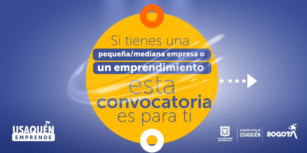 alcaldiausaquen's tweet photo. 📣En Usaquén pensamos en los emprendedores y sus grandes proyectos, por eso nace #YoEmprendoUsaquén una iniciativa que capacitará a los microempresarios de nuestra localidad👏

➡️Pronto te daremos a conocer más información 😉 https://t.co/3bWLHQUF4n