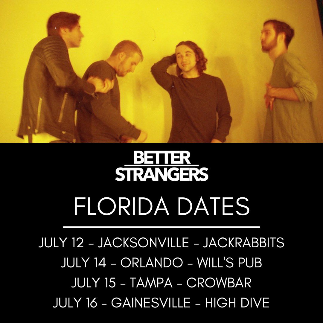 We’re hitting Miami, Jacksonville, Orlando, Tampa, and Gainesville in July!! All tickets to our upcoming FL tour are available on our website 🎫🌴 Link in bio!