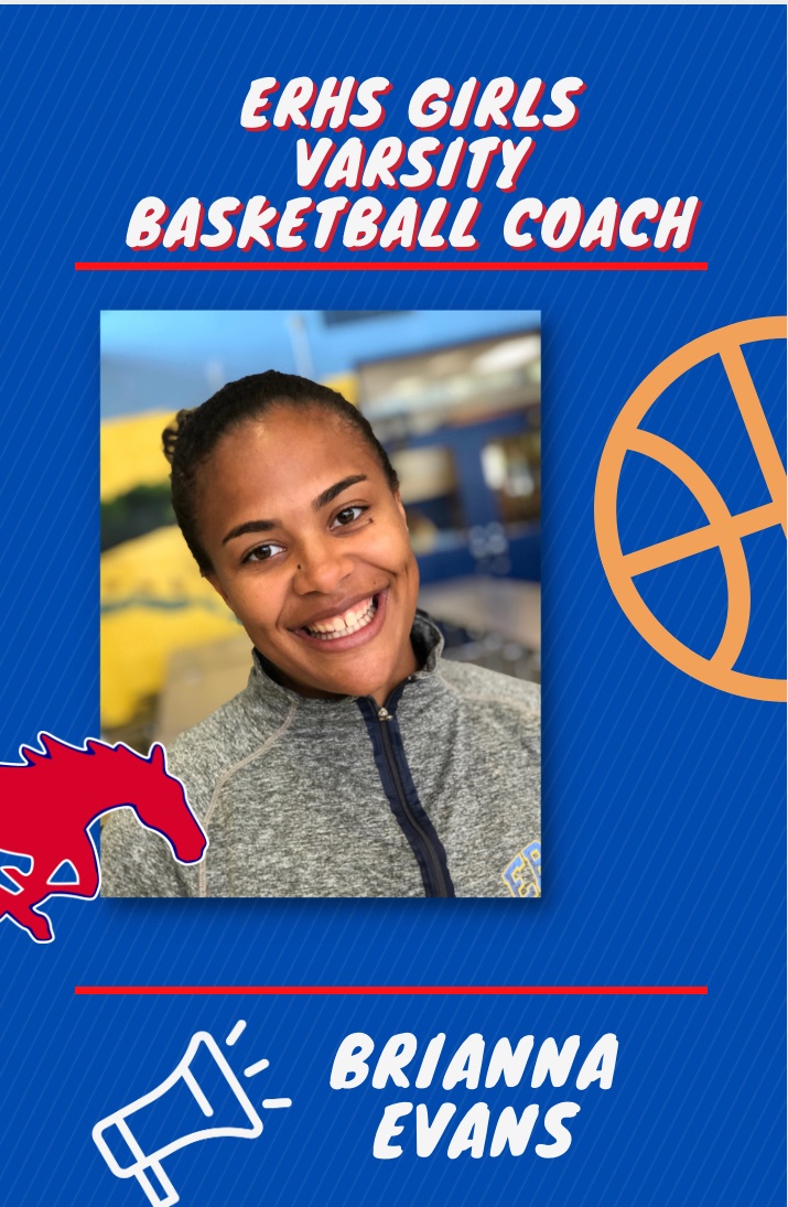 We’re delighted to announce Brianna Evans as the new Varsity Girls Basketball Coach.  Coach Evans is no stranger to the Mustang courts and we welcome her back as she starts the 2021-2022 school year as our newest Mustang Coach.