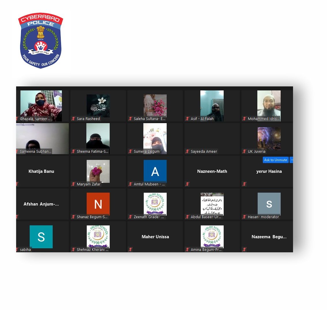 HCSC_Hyd's tweet photo. Yesterday we had conducted our first #orientationsession of the #CyberSmartprogram with #AlFalahSchool with around 35teachers post #lockdown and in the new #academicyear Hoping to have a good number of schools take up this course. @piyuagarwal @CPHydCity @cpcybd @AddlCPCrimesHyd https://t.co/JyS0WVQQDP