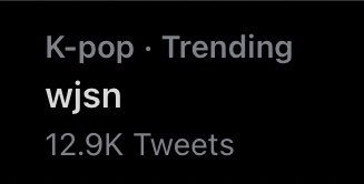 kimjjiiyeons's tweet photo. wjsn still trending 😏😏 https://t.co/o5s0hVL8Js