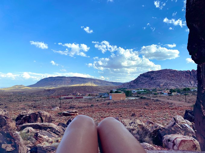 1 pic. I went out to Red Rock basin this afternoon to meditate and disconnect from the norm. 

It’s always