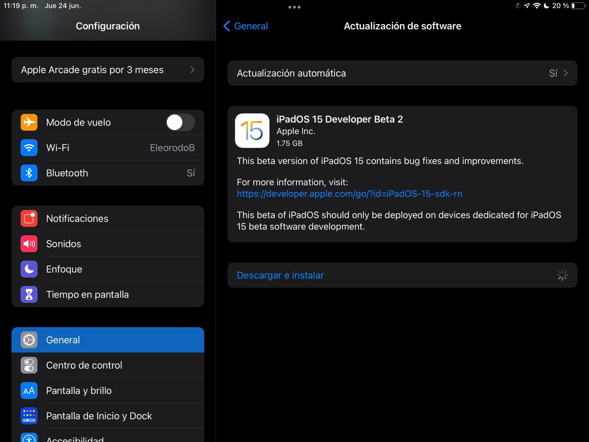 cyberespia's tweet image. Toca actualizar #iOS15DevBeta2