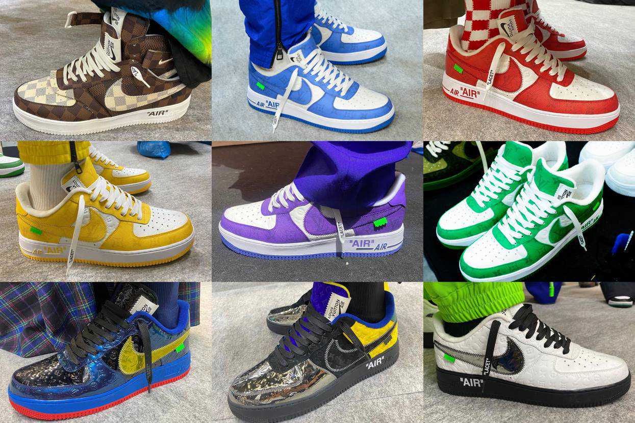 スニーカー トレカ買うならスニダン スニーカーダンク リーク Louis Vuitton 22ss Men S Collectionにてnikeとのコラボが実現 Air Force 1の実物ショット公開 T Co Lwtiayptqr Louisvuitton ルイヴィトン Nike ナイキ Airforce1