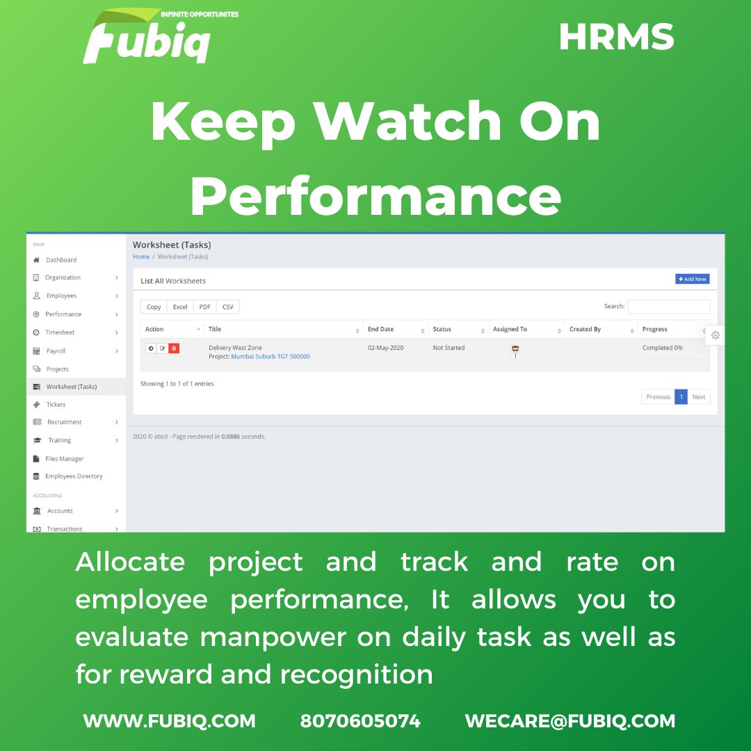 FubiqVentures's tweet image. Keep Watch On Performance

Join Fubiq: buff.ly/3vUgcGu
#hrms #hrmsoftware #hrmsoftwaresolutions #hrmssoftware #hrmssoftwareindia #hrmssolution #hrmsmanagement #humanresource #financialservices #fubiq #fintech #distributor #aeps #retailer #masterdistributor #neo