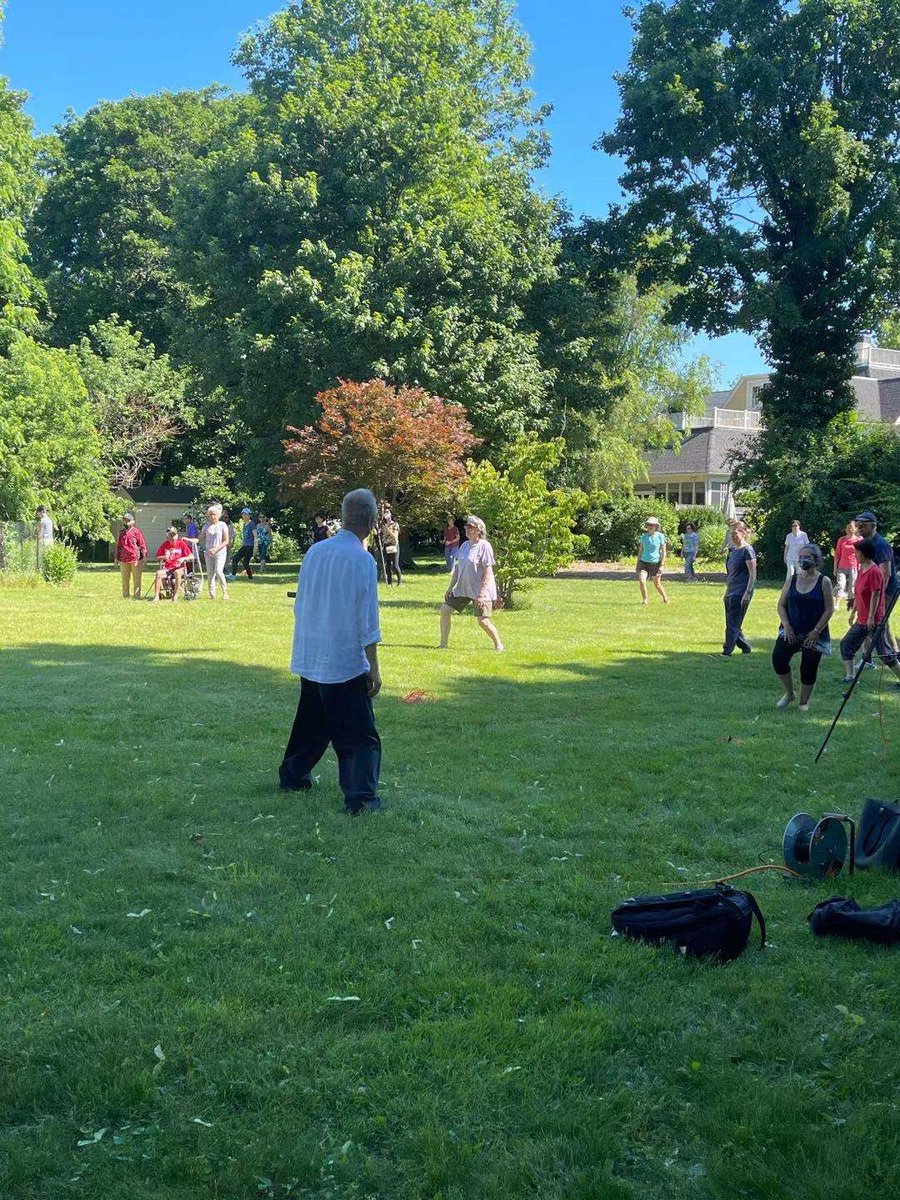 NlccMa's tweet photo. The class was also live streamed on our FB page (https://t.co/MNyfdvhkTv) #TaiChi #Health #InternalExercise #OrientalHealth https://t.co/Lo5CY8FITY