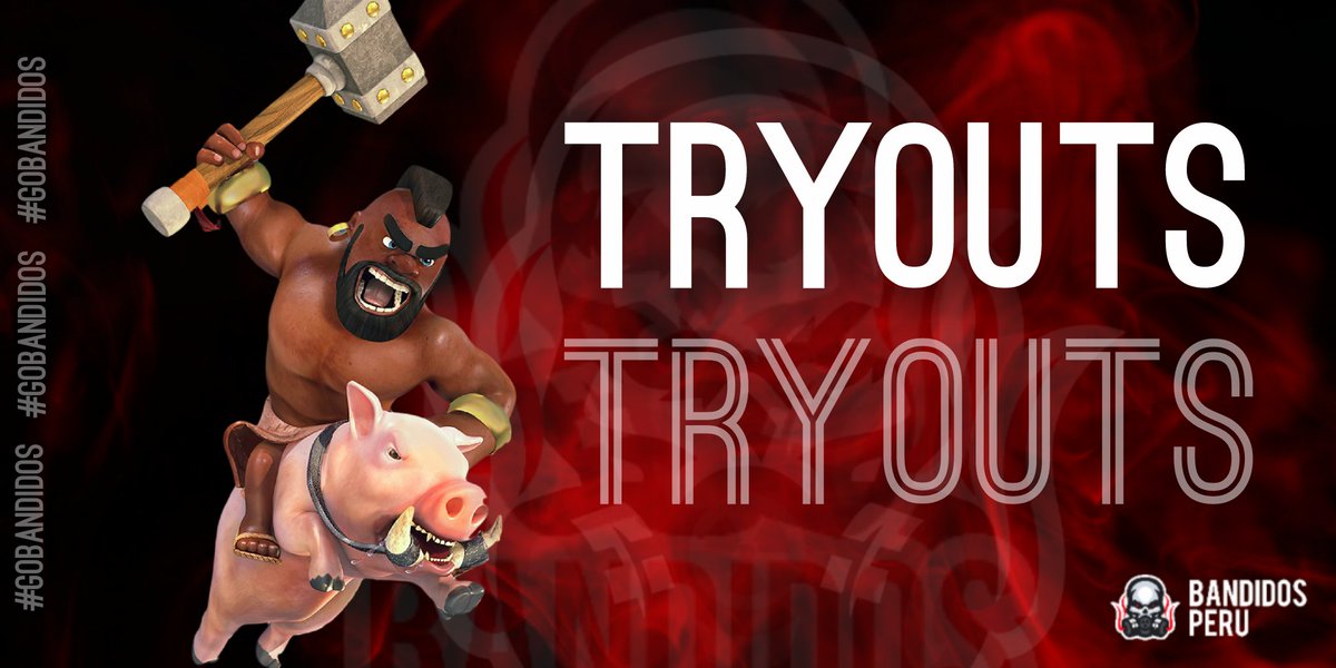 #ClashRoyale | TRYOUTS

Convocamos tryouts de urgencia con la busca de jugadores de nivel 8-9/10 en 1c1 y 2c2 para pertenecer a nuestro equipo #BandidosPeru 

- Pago WR 
- WhatsApp y Discord
- Disponibilidad

chat.whatsapp.com/CBMLV7Xr4DoGVE…

RT &amp; ❤