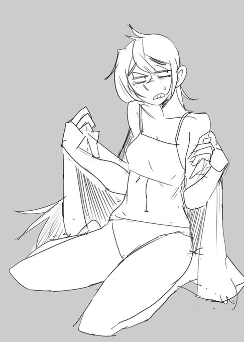 前描いたのを清書前提にお昼に整えたのをこそっと 