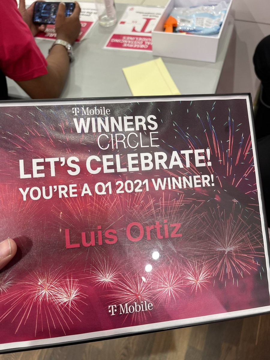 One of the top earners of “Golden tickets” with Exclusive Wireless TPR and now Winners Circle for Q1 with <a href="/TMobile/">T-Mobile</a> must be doing something right! Lets keep it going!!!