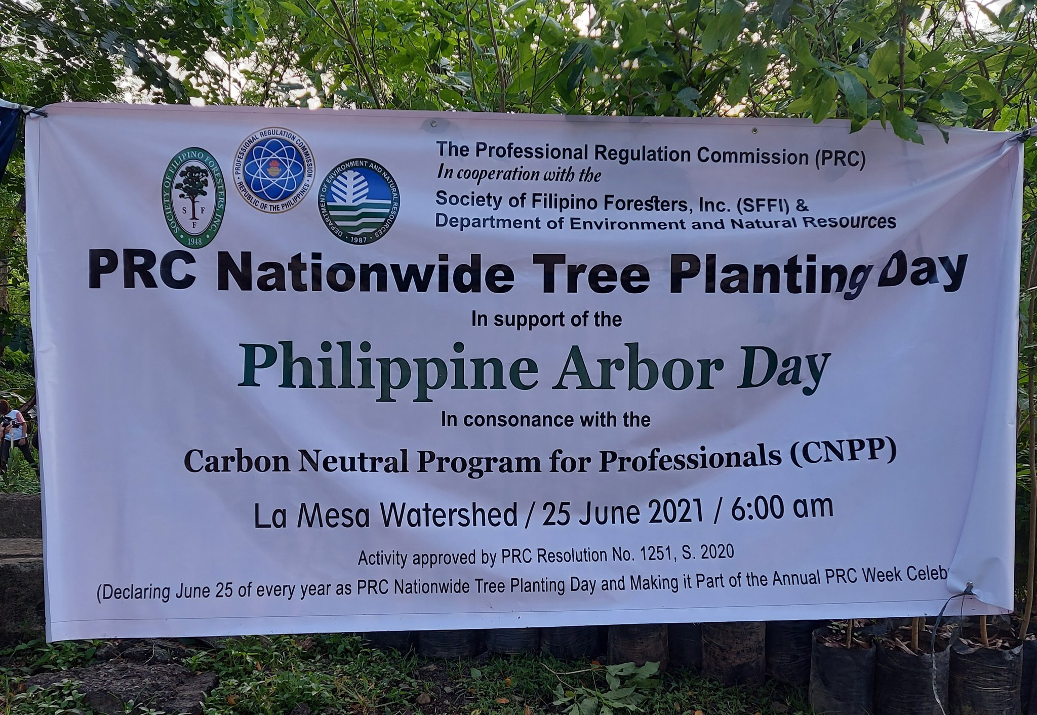 DENRさんはTwitterを使っています 「On Arbor Day, the DENR with the Society of