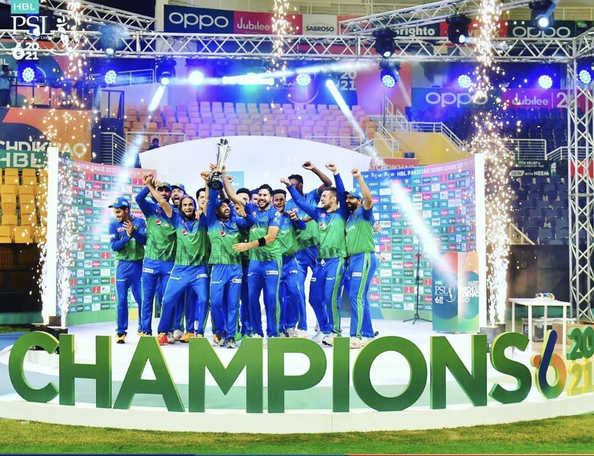 ChEitizazAshraf's tweet image. So the #Champions are #MultanSultans ✌🏼❤️
🇵🇰
#PSL6final #PSL2021