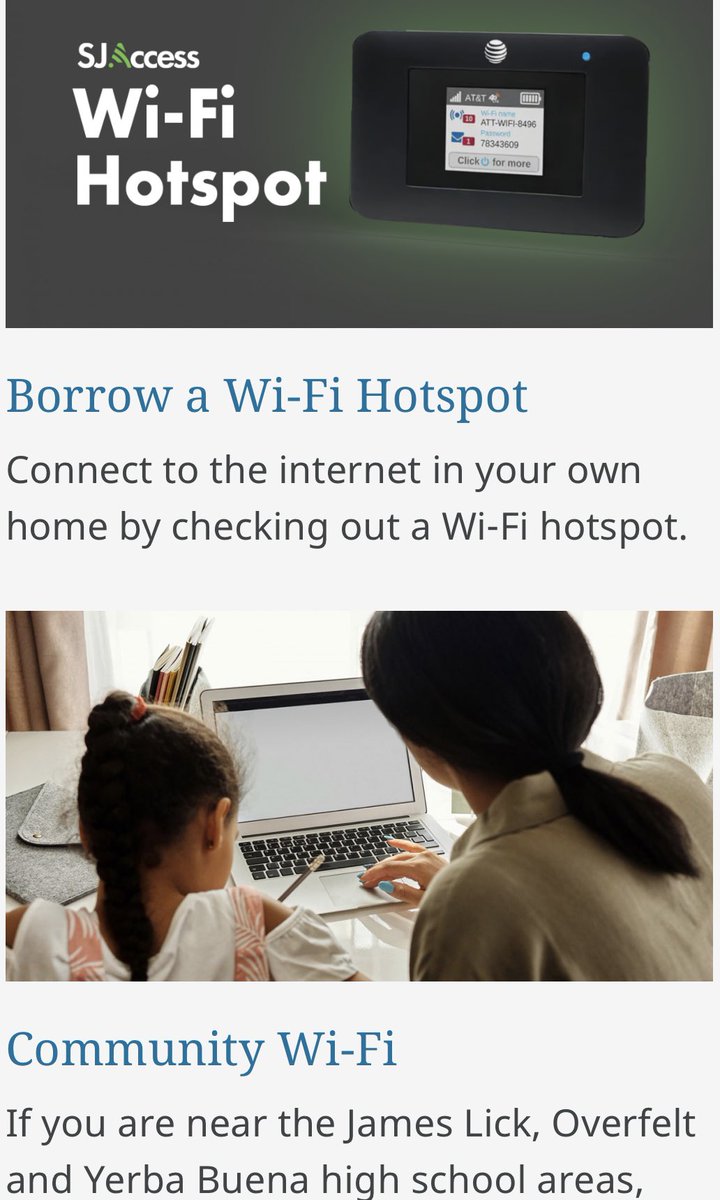 What can/should the role of #publiclibraries be in affordable internet #access and #broadband adoption?  Excited to share our local experience in <a href="/CityofSanJose/">City of San José</a> and learn from others. SJPL.org/sjaccess