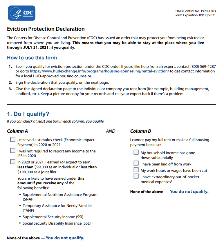 Stephanie LaChance on Twitter "How to qualify if you're a renter? You have to check off one