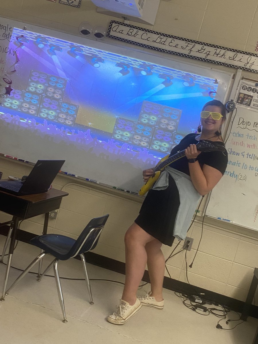trulyteaching_'s tweet photo. What a ⭐️rockstar⭐️ day! We went on tour around school to different cities to solve word problems about a rock band!! They rocked it out!!! #UCPSsummerlearning #ucps #summerschool @Renee_McKinnon1 @AGHoulihan https://t.co/6nPvjmRS1q