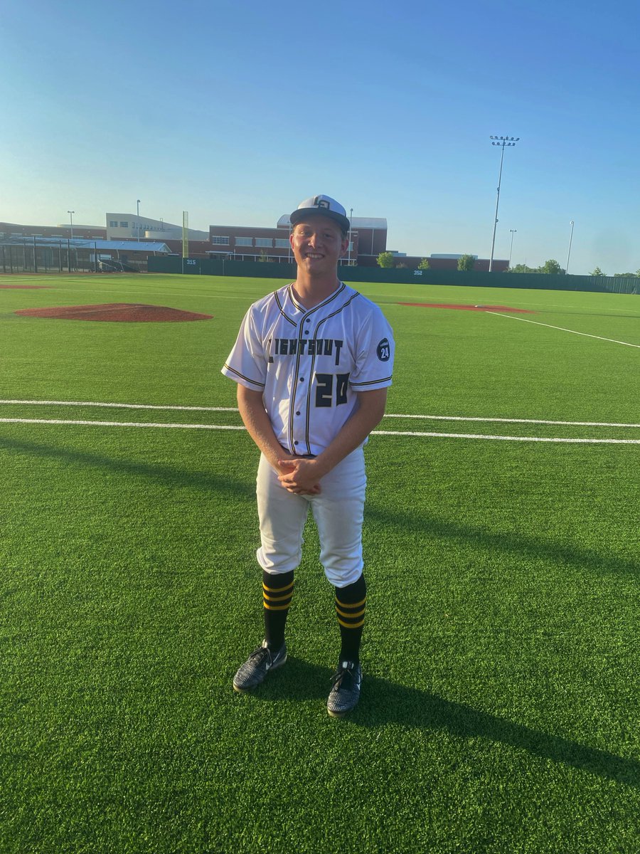 FiveToolTexas's tweet photo. #DFWShowdown F: @LightsOutBaseb1 17U White 13, Texas Angles 2022 Adams 3
PoG: @Ewalkerbaseball 5 IP, 6K, 6H, 0 BB, 0 ER | 2-2, R
Hitter: @alosoya210 2-3, 3B, 2 RBI, R
Notable: Caden Wallis 1-3, 3B, 3 RBI, 2R https://t.co/jz4O84HPDb