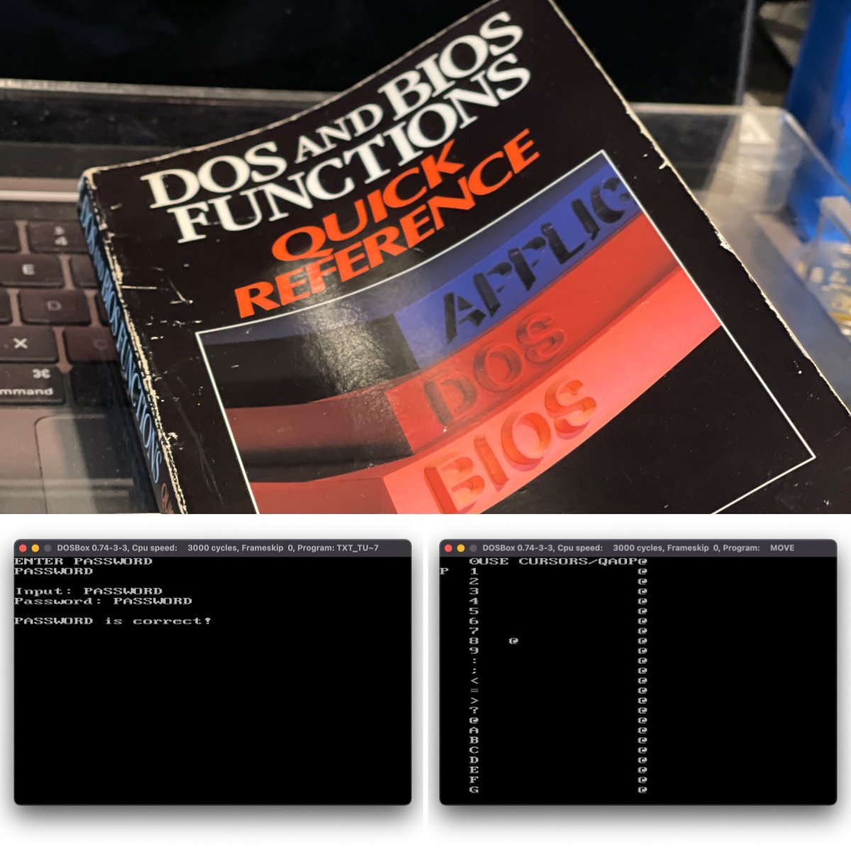 retrogamecoders's tweet photo. 8086 assembler session, building the #TRSE text mode input and output Unit so my cross-platform Dungeon game can break out of 6502 and on to the PC :)
Of course the code will be included in #TRSE for anyone to use too
#8bitcoders https://t.co/yX1D8ooW6z
