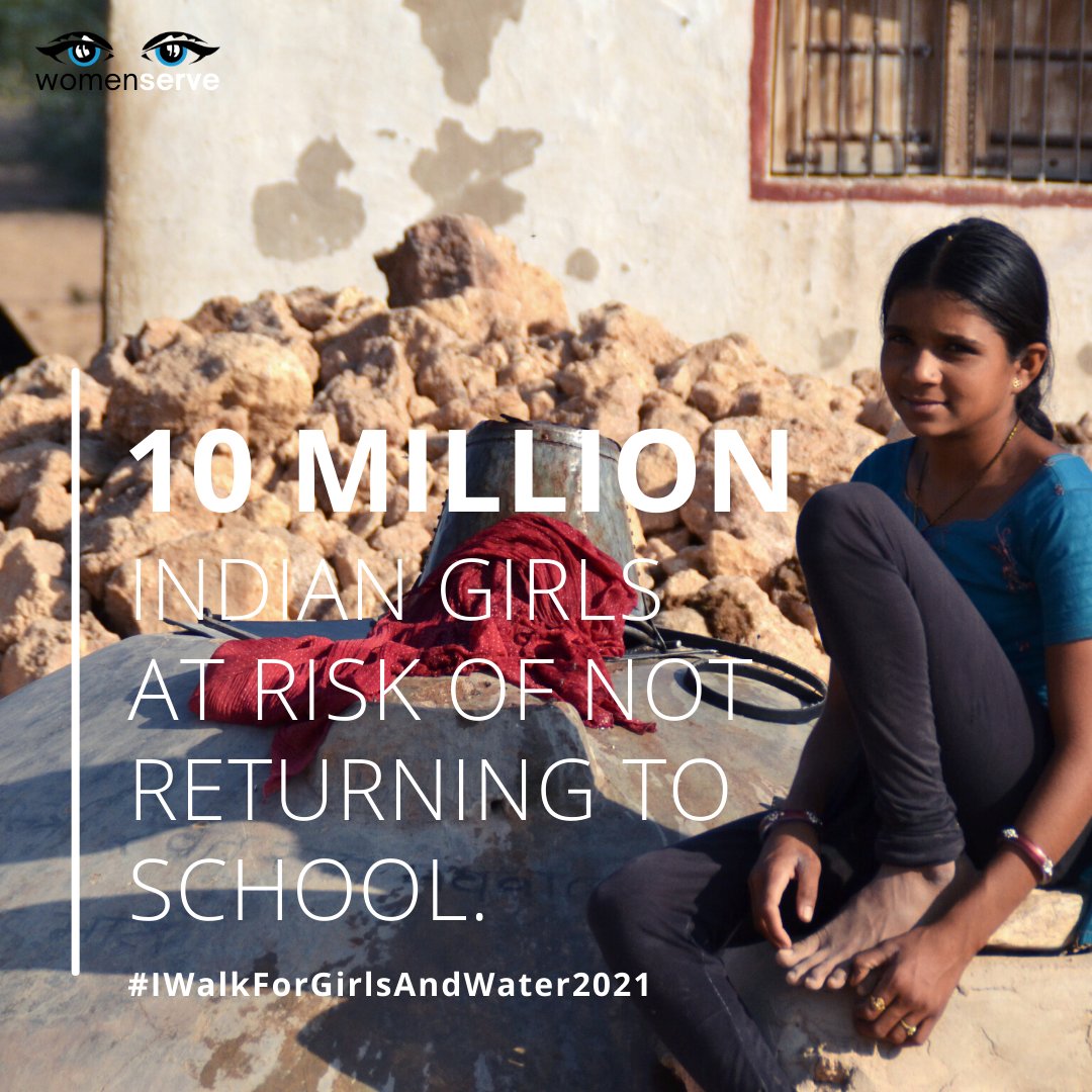 WomenServe's tweet photo. In the #TharDesert of India, the pandemic is far from over. Limited water and hygiene resources mean girls are spending more time fetching water for their families.

Learn more and how you can help at https://t.co/DNtH5AFau5 

 #jointhemovement #iwalkforgirlsandwater2021 https://t.co/YNKeaVZMzl