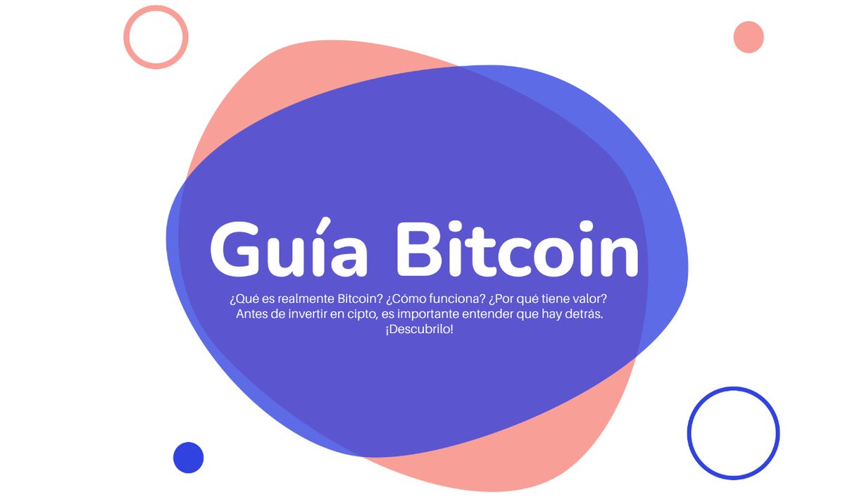 ¡Guía #Bitcoin para principiantes!

Como siempre digo, la educación es el primer paso. Conocer la tecnología detrás de Bitcoin es fundamental para entender por qué tiene valor.

Aprendé Bitcoin desde cero gratis: bit.ly/3vP5zUU

Si te gustó, porfa compartilo.