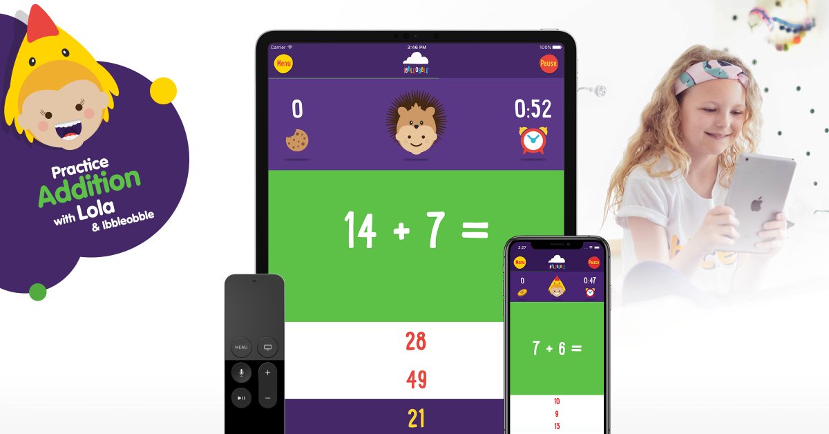A #fun, #educational #Addition #practice #game perfect for early #learners apple.co/2LgIPrE #Kids #Children #Parenting #Parenting101 #Parents #math #maths #Mathematics #sums #lear #learning #mathisfun #Math101 #ks1 #k2 #gcse