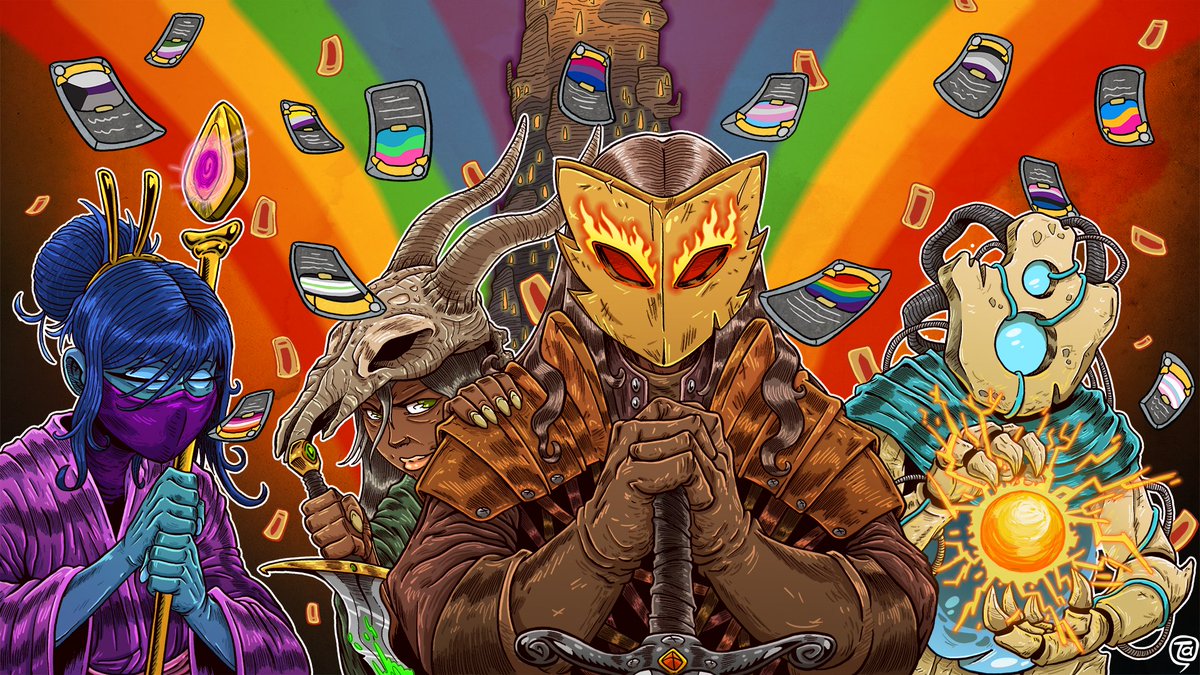 MegaCrit's tweet photo. I will be streaming modded co-op Slay the Spire for #PrideWithFriends supporting Point of Pride on Twitch all weekend! Join some of the best Spire slayers in the world as we celebrate Pride Month by raising money for trans youth and young adults in need!
https://t.co/cEu2L5Qmu8 https://t.co/sTwxpgoE45