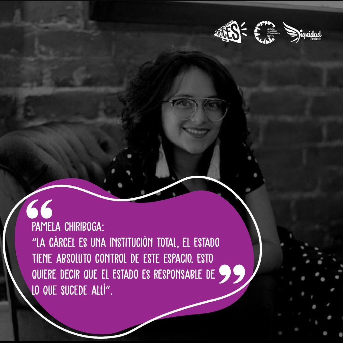 Hoy recordamos reflexiones importantes de nuestras ponentes en el conversatorio por la campaña #PrimeroDignidad <a href="/pamechiriboga94/">Pame Chiriboga</a> 

No te olvides que puedes hacer tu donación en el siguiente link: fundaciondignidad.org/?page_id=94