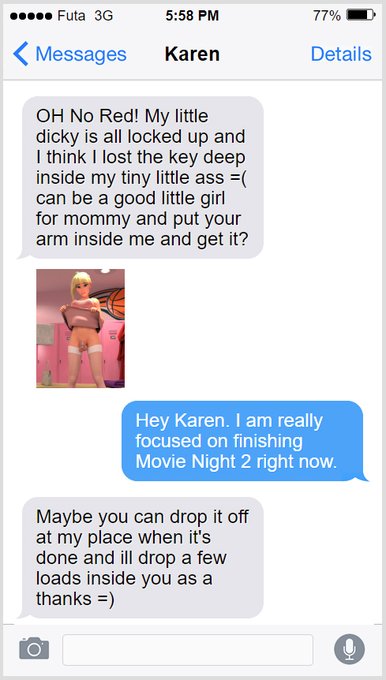 1 pic. Oh look, your mom sent me another crazy ass text... thanks for talking to her about how inappropriate