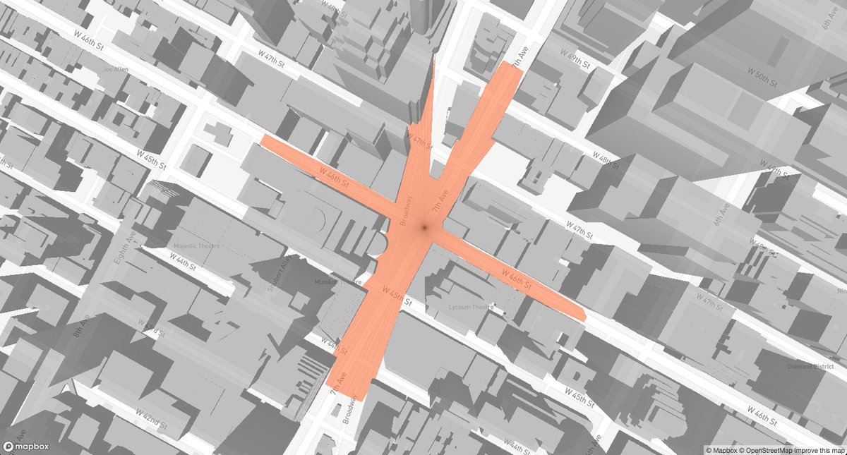willy_maps's tweet image. Extruded viewsheds with @Mapbox #turfjs
