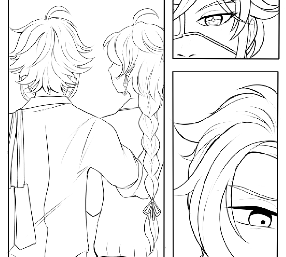 ✨WIP ✨

I am drawing a comic/manga (●'◡'●)

#原神 #GenshinImpact #Albether  #XiaoAether 