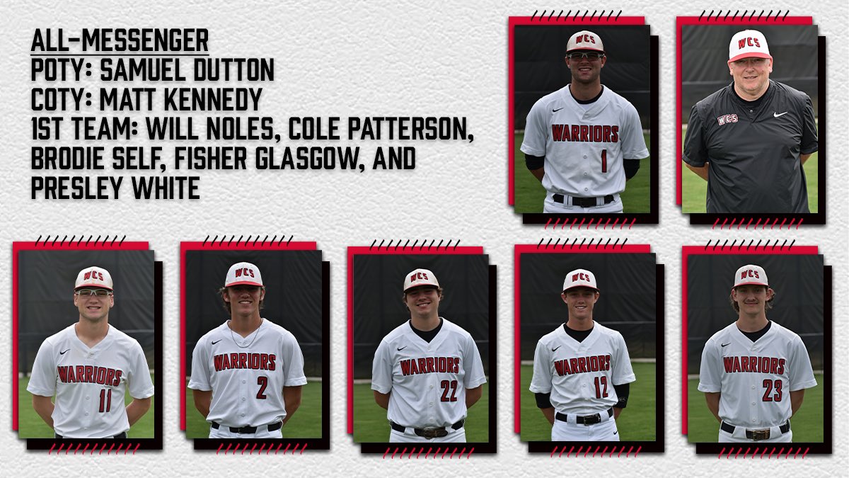 westbrook_bsb's tweet photo. Congratulations to all our Warriors named to the All-Messenger Team! https://t.co/amBIjRF9XF