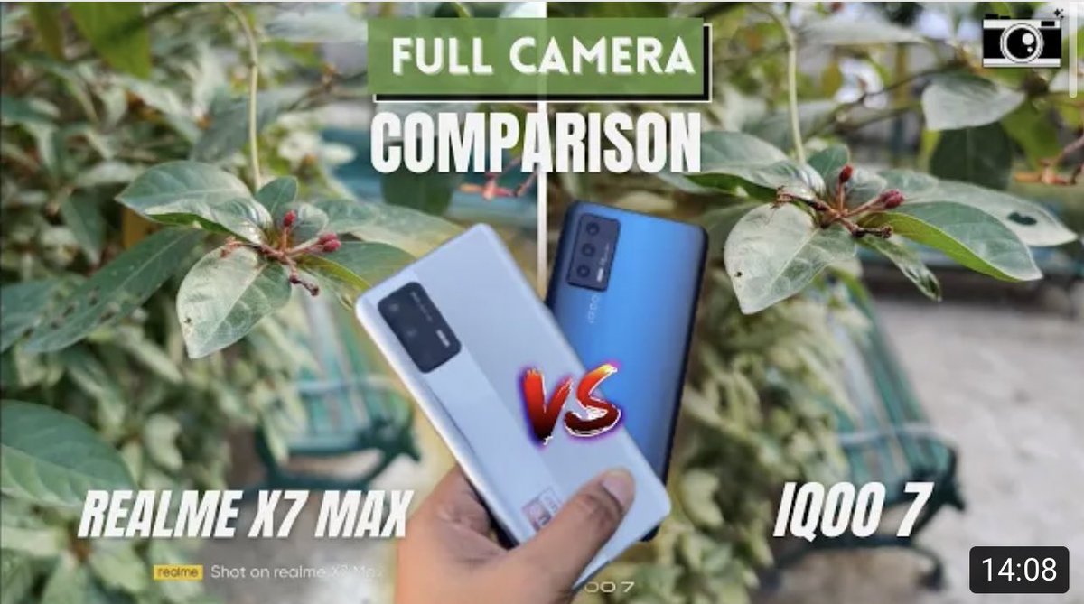 youtu.be/1_6mSlb2-pg

Realme X7 Max vs IQOO 7 
Camera Comparison🔥🔥🔥

#DBFamily #realmex7max5G #IQOO7