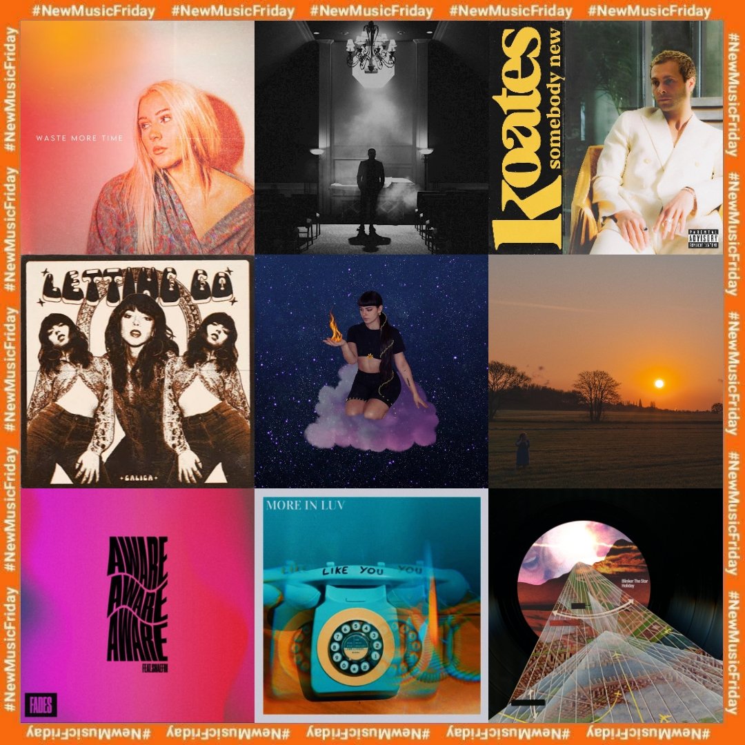 urnumusic's tweet photo. #NewMusicFriday

▪️Erin Kirby - waste more time
▪️Kyd the Band, TAELA - real problems
▪️KOATES - somebody new
▪️Calica - letting go
▪️Ayelle - nights 2long
▪️Jessica Luise - a.m.
▪️FADES, Shaefri - aware
▪️More In Luv - like you
▪️Blinker the Star - holiday https://t.co/RAe1CXXFPU