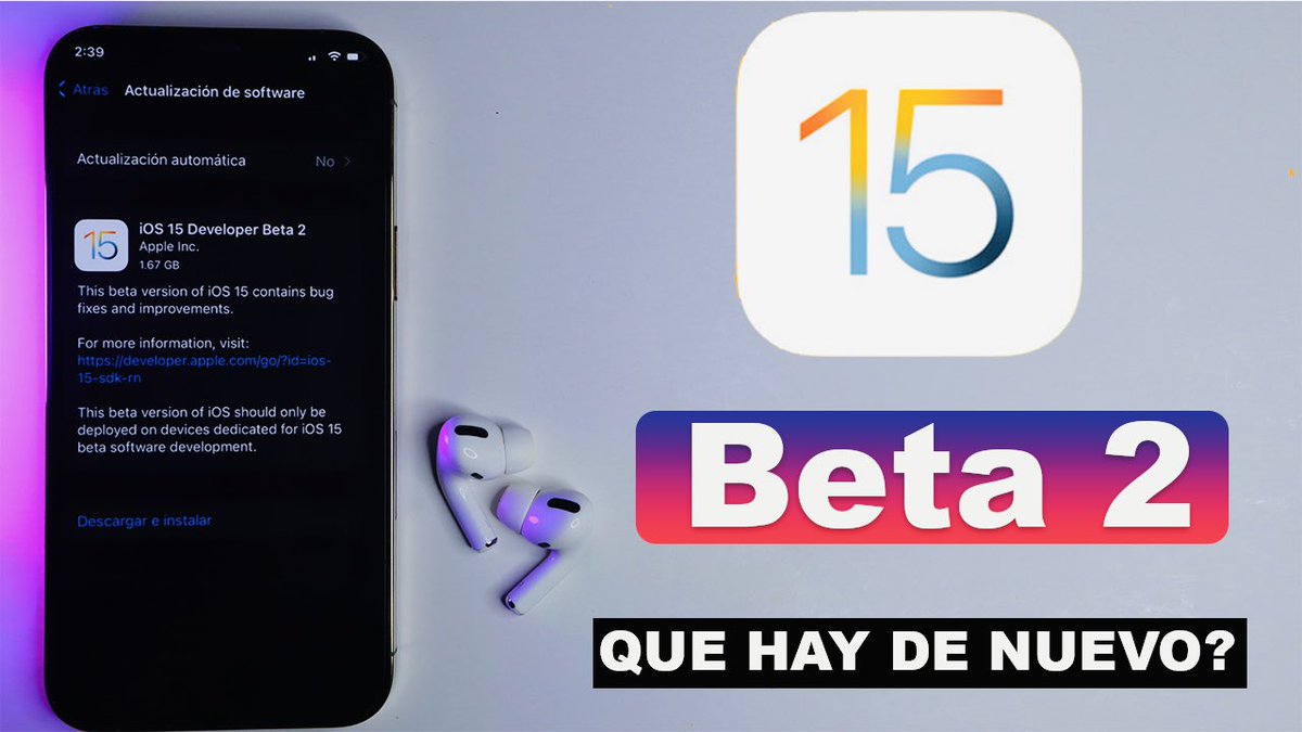 elpanitajosue's tweet image. iOS 15 Beta 2 -TODAS LAS NOVEDADES 🔥 youtu.be/nYEJJULv0hw 

#iOS15beta2 #iOS15DevBeta2 #ios #ios14 #Windows 11 #Microsoft #airtag #Xbox #Windows11 #PokemonUNITE #CopaAmerica #MicrosoftEvent #TPM 2.0 #GanaGaston