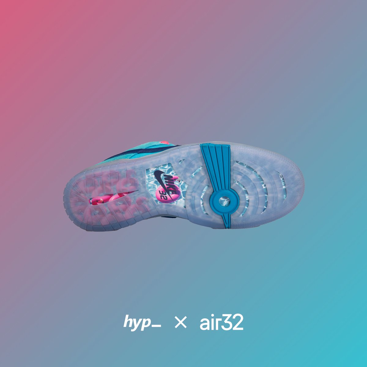 theHYPco's tweet photo. NOW LIVE ON https://t.co/UC6EPJ2XeX

2 of 2 "Blue Summer" Dunks
with @airthirtytwo https://t.co/s3pdqHKinY
