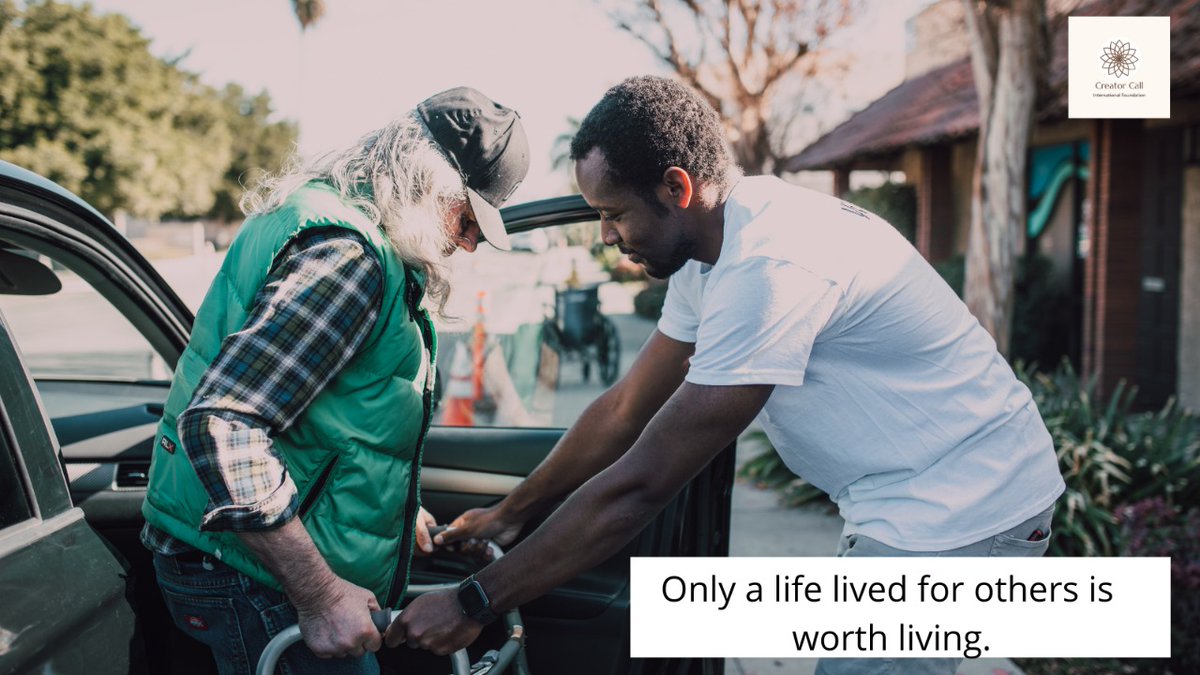 ccif_page's tweet photo. Only a life lived for others is worth living.
Website :- https://t.co/nwPIJkUqbn
#creatorcallinternationalfoundation #creatorcallfoundation #ngo #myministryclub #educationrights #become #volunteer #mentor #educateyourself #life #worth #living #helpinghands #unity #PositiveVibes https://t.co/USoYgh43xV