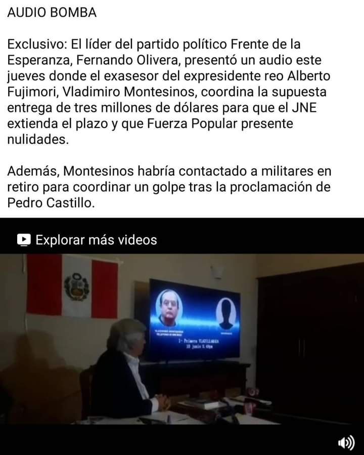 CalvayRayza's tweet photo. @KeikoFujimori https://t.co/OFDpZv8jM8