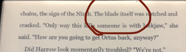 Trying to finish Gideon the ninth with this bs subliminal messaging trying to derail me…..must resist……..
#thebladeitself #GideonTheNinth