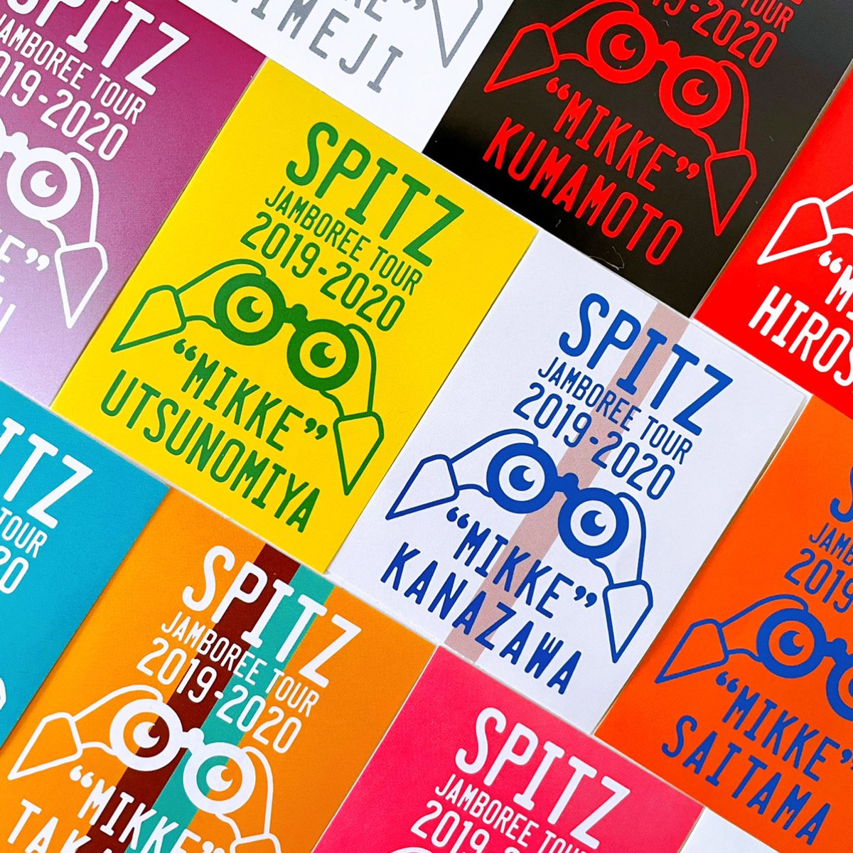 にじぺた در توییتر Mikke ご当地ステッカーかわいい スピッツ