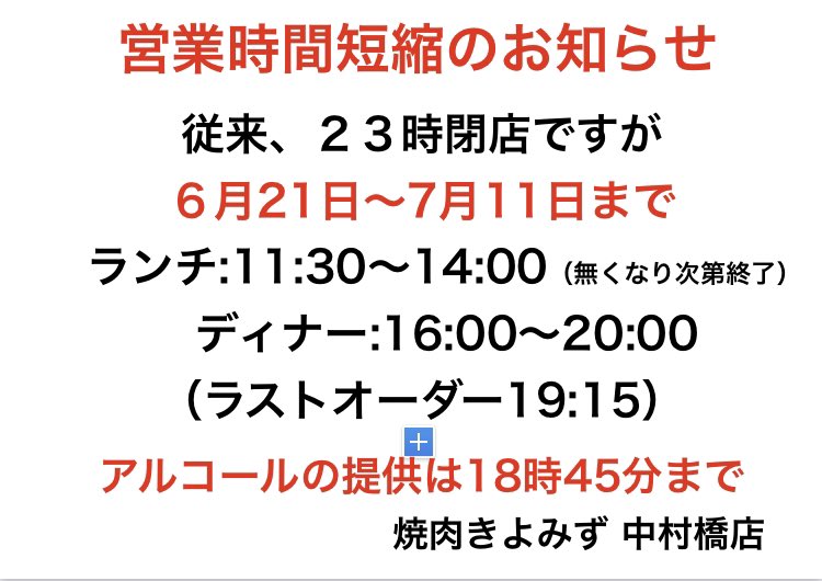 焼肉 きよみず 中村橋店 Kiyo Mizu Twitter
