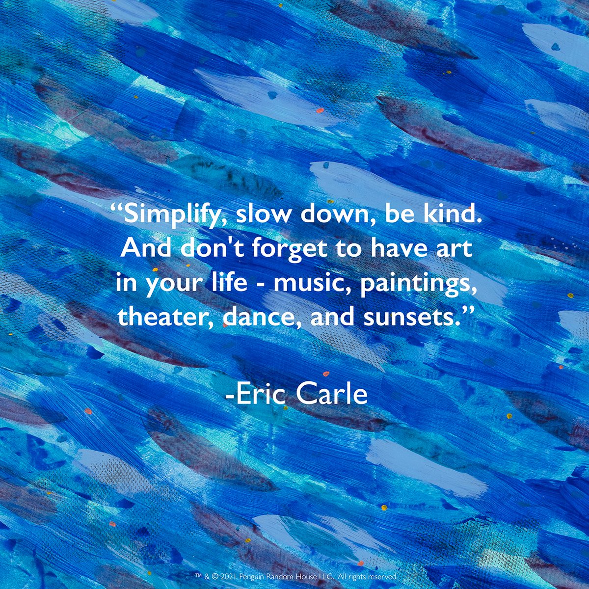 Today, on what would have been Eric Carle’s 92nd birthday, we are listening to his words and celebrating his books and artwork. In honor of his birthday, we’re encouraging fans to place a copy of their favorite Eric Carle book in their windows.

#RememberingEricCarle