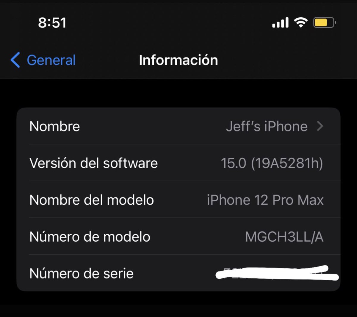 jeff_umanzor's tweet image. Aquí presente bro😎 en el iPhone 12 Corre de 10 #iOS15beta2 #iOS15DevBeta2 😎🤩 @SoyKarlaDiaz