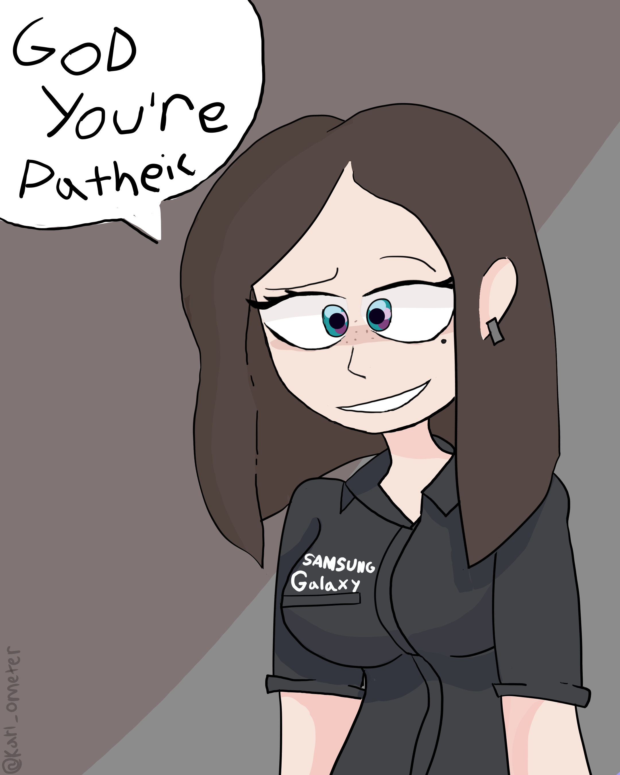 Karl O Meter I Have Finally Caved And Drawn The Samsung Girl Art Artwork Fanart Digitalart Samsung Samsungwaifu T Co Mnbprhztux Twitter