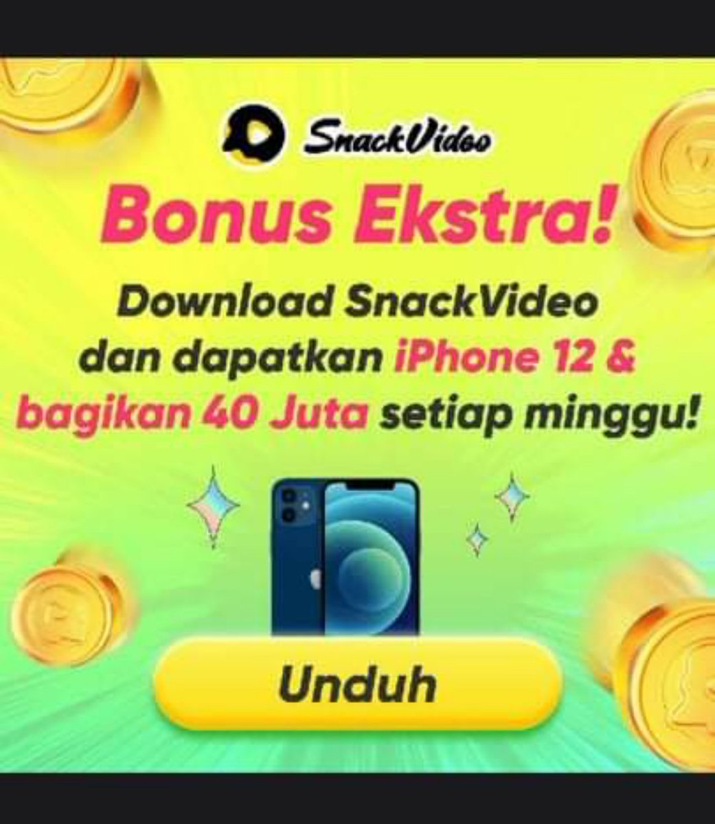 TapiSukaBegadng's tweet photo. @dipanggilpepeng AMBIL BONUS KAMU
DARI SNACK VIDEO CARANYA. 

1. KLIK DAPATKAN HADIAH
<a href="https://t.co/U5qifzhElh">*DAPATKAN HADIAH*</a>🎁
 <a href="https://t.co/U5qifzhElh">*DAPATKAN HADIAH*</a>🎁
2. KLIK "DAPATKAN UANG"
3. KLIK "DAPATKAN HADIAH"
4. DAN SELESAI. https://t.co/qET1TDA2ar