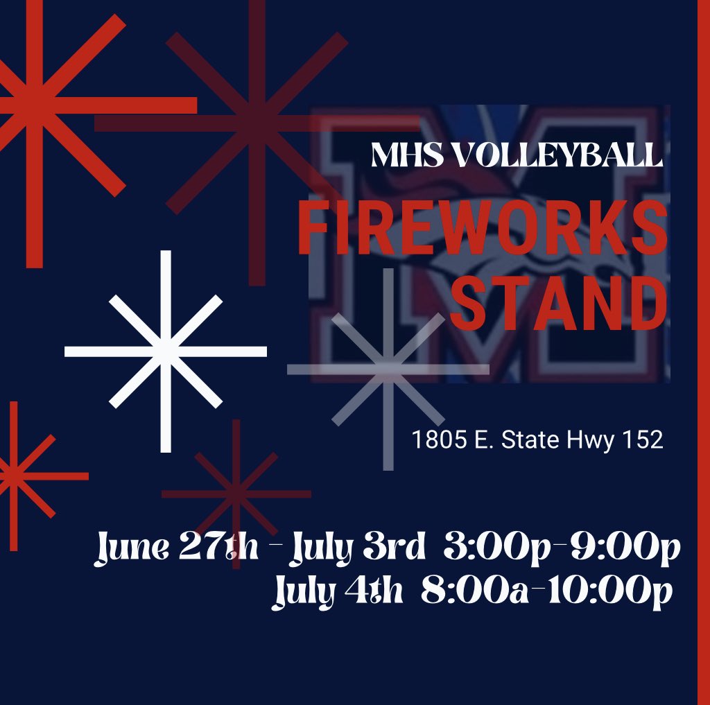 🇺🇸♥️🏐💙Come out and support your MHS Volleyball teams!!🎆♥️🏐💙🇺🇸