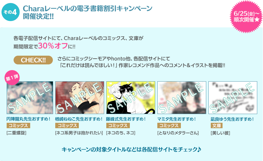 Charaバースデーフェア21 Charaバースデーフェア21